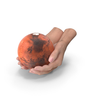 Hands Holding Mars PNG & PSD Images