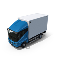 Electric Truck BYD ETM6 Blue PNG & PSD Images