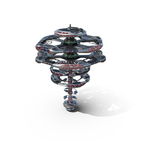 Large Space Station Concept PNG & PSD Images