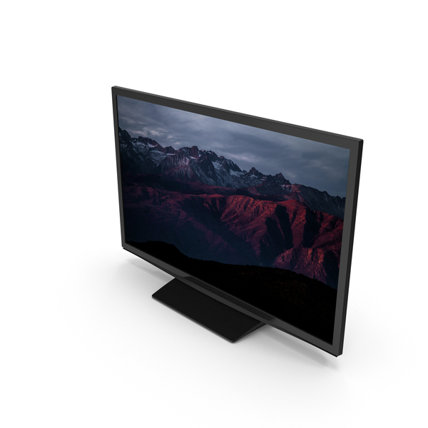 Modern Flat Screen LED TV PNG & PSD Images