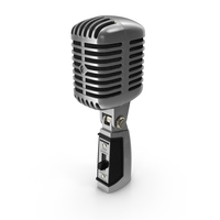 Vintage Microphone Shure 55SH Series II PNG & PSD Images