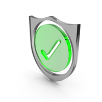 Shield Tick Mark Print PNG & PSD Images