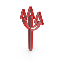 Trident Weapon Arrow Shape Icon PNG & PSD Images