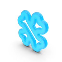 Bones Glowing Symbol PNG & PSD Images