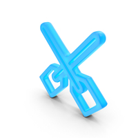 Paddles Glowing Symbol PNG & PSD Images