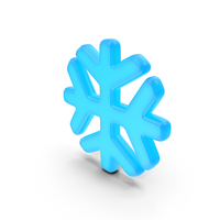 Snowflake Glowing Symbol PNG & PSD Images