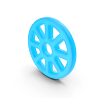 Wheel Glowing Symbol PNG & PSD Images
