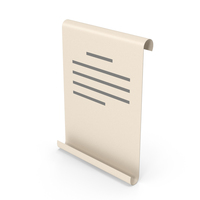 Cartoony Document PNG & PSD Images
