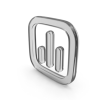 Chart Bar Glass Symbol PNG & PSD Images