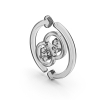 Crypto Trading Glass Symbol PNG & PSD Images