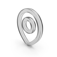 Map Pointer Glass Symbol PNG & PSD Images