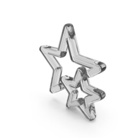 Two Stars Glass Symbol PNG & PSD Images