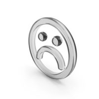 Unhappy Face Glass Symbol PNG & PSD Images