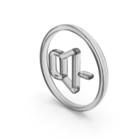 Volume Down Glass Symbol PNG & PSD Images