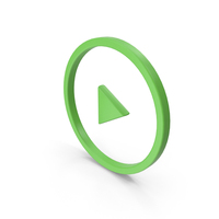 Play Icon Green PNG & PSD Images