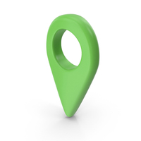 Green Location Pin PNG & PSD Images