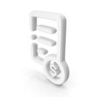 Price List White Symbol PNG & PSD Images