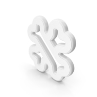 Cross Bones White Symbol PNG & PSD Images