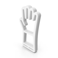 Hand Glove White Symbol PNG & PSD Images