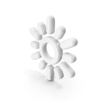 Sun White Symbol PNG & PSD Images