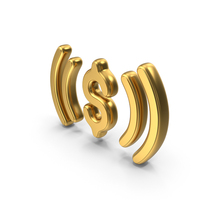 Digital Money Gold Symbol PNG & PSD Images