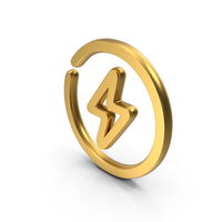 Energy Gold Symbol PNG & PSD Images
