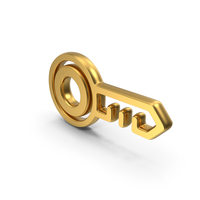 Key Gold Symbol PNG & PSD Images