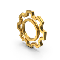 Setting Gold Symbol PNG & PSD Images