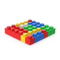 Colored Toy Blocks PNG & PSD Images