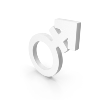 Androgyne Gender Icon White PNG & PSD Images