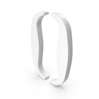 Bracket Icon White PNG & PSD Images