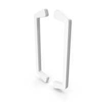 Bracket Icon White PNG & PSD Images