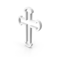Out Line Cross Icon White PNG & PSD Images