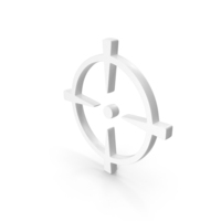 Radar Screen Target Icon White PNG & PSD Images