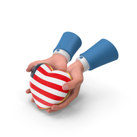 Liberia Country Heart Flag Hold in Hands PNG & PSD Images