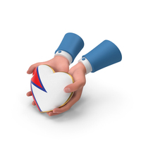 Nepal Country Heart Flag Hold in Hands PNG & PSD Images