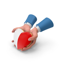 Malta Country Heart Flag Hold In Hands PNG & PSD Images