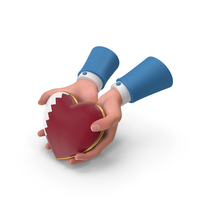 Qatar Country Heart Flag Hold In Hands PNG & PSD Images