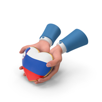 Slovenia Country Heart Flag Hold in Hands PNG & PSD Images