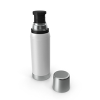 White Thermos Flask Open PNG & PSD Images