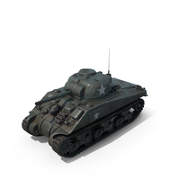 Combat M4 Sherman Tank PNG & PSD Images