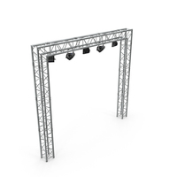 Square Truss Modular Light System PNG & PSD Images