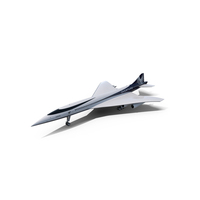 Overture Supersonic Jet Aircraft PNG & PSD Images