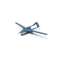 Armed Combat Drone Blue PNG & PSD Images