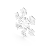 Intricate Snowflake Design PNG & PSD Images