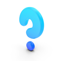 Question Mark Glowing Symbol PNG & PSD Images