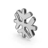 Snowflake Glass Symbol PNG & PSD Images
