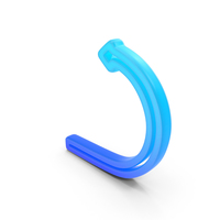 Reverse Arrow Glowing Symbol PNG & PSD Images