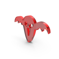 Evil Ghost Bat Wings Halloween Horror Festival Icon PNG & PSD Images