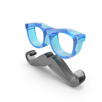 Mustache With Goggles Frame PNG & PSD Images
